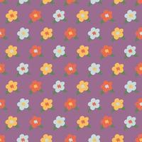 Floral seamless pattern. Colorful surface design vector