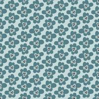 Seamless pattern with abstract shapes. Simple colored doodles vector