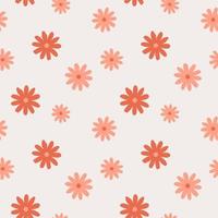 Abstract seamless pattern. Simple organic shapes vector