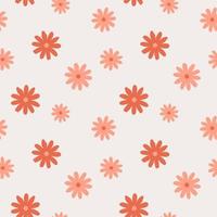 Abstract seamless pattern. Simple organic shapes vector