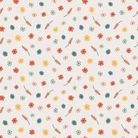 Colorful seamless pattern. Bright abstract shapes vector