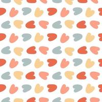 Abstract seamless pattern. Simple organic shapes vector