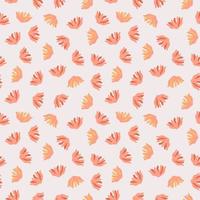 Seamless pattern with abstract shapes. Simple colored doodles vector