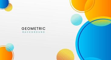 arte vectorial y gráfico de fondo de banner simple geométrico vector