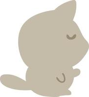 cute little cat vector