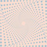 Abstract dotted vector background. Optical art. Halftone effect. Optical illusion.