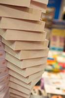 Stack of books as  Education and  business concept photo