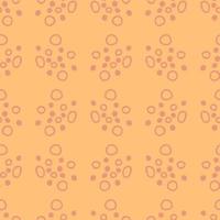 Animalistic seamless pattern with spots and rings. vector