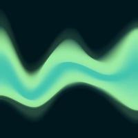 plasma líquido abstracto, degradado verde neón sobre fondo negro aislado. fluido 3d formas vector conjunto de fondos de colores líquidos de moda. ilustración de composición gráfica fluida de color verde.