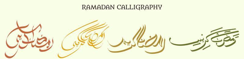 Islamic celebration ramadan calligraphy islamic calligraphy