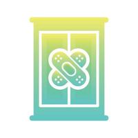 bandage furniture logo gradient design template icon vector