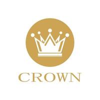 Crown logo designs vector illustration design