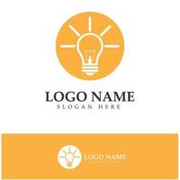 lamp lightbulb logo design inspiration vector icon template