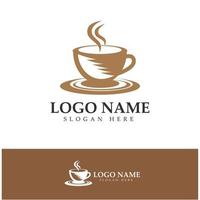 Coffee cup Logo Template design vector