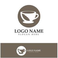 Coffee cup Logo Template design vector