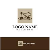 Coffee cup Logo Template design vector