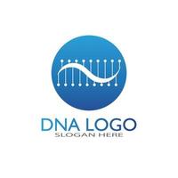 DNA vector logo design template.modern medical logotype.laboratory science icon symbol.colorful pharmacology sign-vector