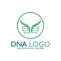 DNA vector logo design template.modern medical logotype.laboratory science icon symbol.colorful pharmacology sign-vector