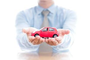 Car automobile insurance and collision damage waiver concepts photo