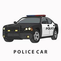 Police car vector