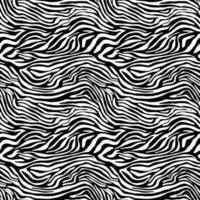 Vector animal print. Zebra ornament. Seamless pattern