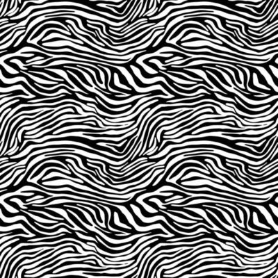 Vector animal print. Zebra ornament. Seamless pattern