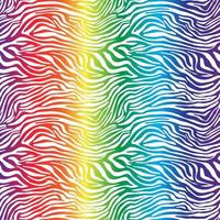 Vector animal print. Zebra ornament. Seamless pattern