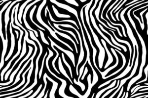 Vector animal print. Zebra ornament. Seamless pattern