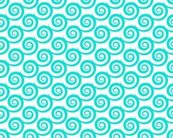 Round swirl pattern, vector seamless background. Vector  vintage baroque ornament. Retro pattern antique style acanthus. Seamless pattern