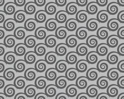 Round swirl pattern, vector seamless background. Vector  vintage baroque ornament. Retro pattern antique style acanthus. Seamless pattern