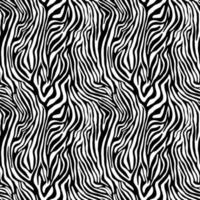 Vector animal print. Zebra ornament. Seamless pattern