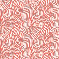 Vector animal print. Zebra ornament. Seamless pattern