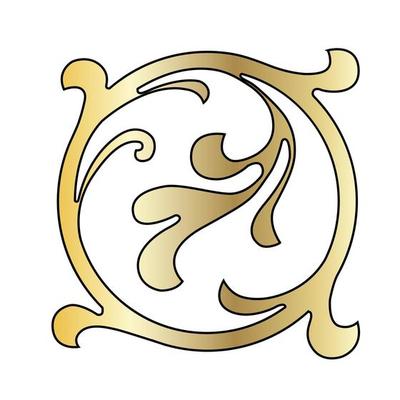 Vector damask vintage baroque scroll ornament swirl. Victorian monogram heraldic shield swirl. Retro floral leaf pattern border foliage antique  acanthus calligraphy engraved tattoo.Tile decor element