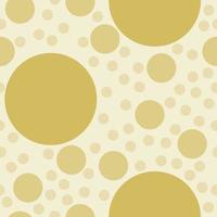 Editable Vector of Abstract Brown Circles Seamless Pattern for Creating Background