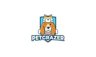 diseño de logotipo de mascota vector