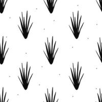 Vector flat hand drawn seamless pattern