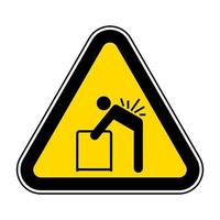 Lifting Hazard May Result In Injury See Safety Manual For Lifting Instructions vector