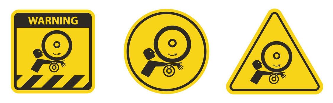 Arm in Rollers Symbol Sign Isolate On White Background,Vector Illustration EPS.10 vector