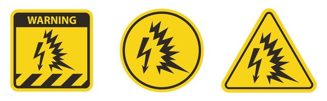 Arc Flash Symbol Sign Isolate On White Background,Vector Illustration EPS.10 vector