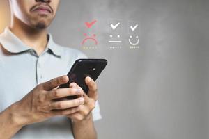 one star rating review of customer satisfaction for bad service and experience photo