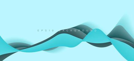 3d abstract fluid dynamic gradient background vector