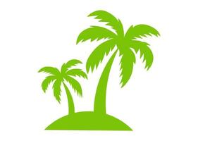 coconut tree shape icon or symbol design vector