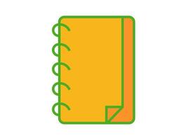 lesson notebook icon or symbol design vector