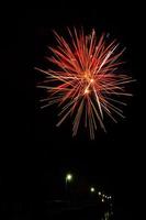 Tumby Bay, SA, Australia. Fireworks display at Colour Tumby Festival photo