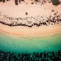 Aerial shot, Gnaraloo Bay WA Australia photo