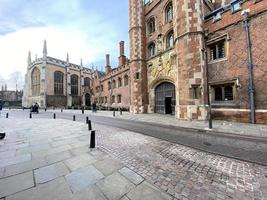 Cambridge in the UK in December 2021. A view of Cambridge University photo