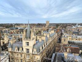 cambridge en el reino unido en diciembre de 2021. una vista de la universidad de cambridge foto