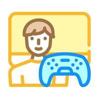 gaming sport color icon vector illustration color