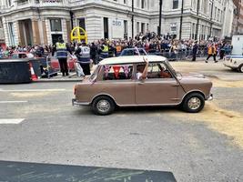 londres, reino unido, junio 2022-desfile jubilar de platino foto