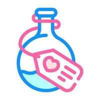 poción mágica líquido color icono vector ilustración